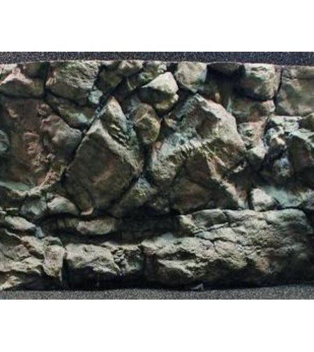רקע תלת מימד סלעי דגם קומודו 58X148 אקווריסטיק - Aquarium Rocky 3D background Model Komodo