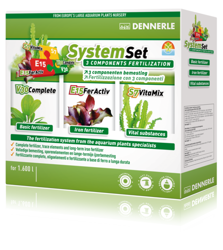 סט דישון לצמחיה דנרלי פרפקט פלנט סיסטם סט 3ב-1 (ל1,600 ליטר) - DENNERLE Perfect Plant System Set 3IN1