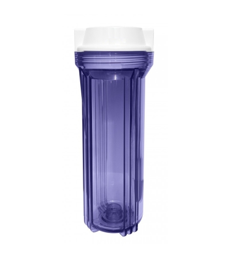 בית סנן שקוף לפילטר (סנן פחם/ מיקרוני ועוד) -  Reverse Osmosis Clear Filter Housing