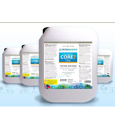 טריטון קור 7 בייס אלמנטס 4*5ליטר תוספים לריף - TRITON Method Base Elements Core 7 4*5L