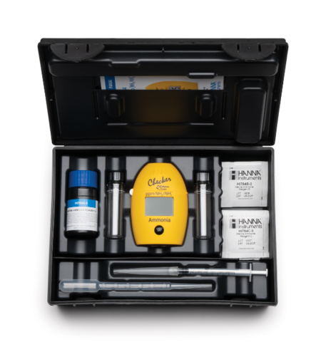 האנה צ'קר אמוניה NH3/NH4 מכשיר בדיקה דיגיטלי לאמוניה - Hanna Checker Ammonia NH3/NH4 HI784 Digital Water Tester