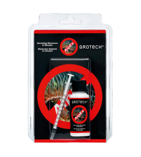 איפ אי.איקס חומר לחיסול אפטזיות ריף סייף גרוטק - GROTECH Aip Ex Aiptasia Eliminator Reef Safe