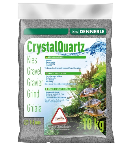 חצץ קריסטל קוורץ אפור דנרלי 1-2 מ