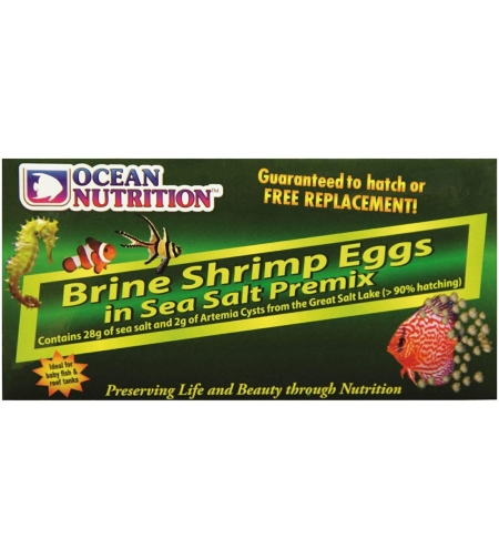 ביצי ארטמיה במי מלח אושן נוטרישן מוכן לשימוש 50 גרם - Ocean Nutrition Brine shrimp Eggs in Sea Salt Premix 50g