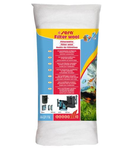 פרלון סרה צמר פילטר 500 גרם - Sera Filter Wool