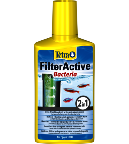 טטרה פילטר אקטיב בקטריות ומפרק רפש 250 מ