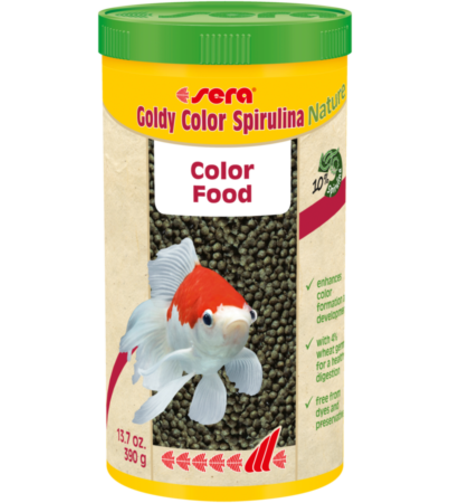 סרה גולדי קולור ספירולינה נייצ'ר 1000 מ”ל - Sera Goldy Color Spirulina Nature 1000 ML