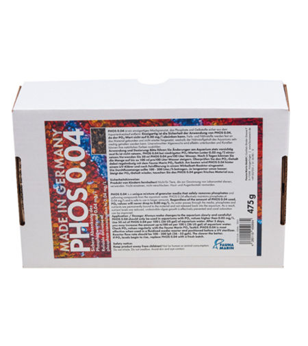 סופח פוספאט ייחודי פוס 0.04 פאונה מארין 475 גרם  - Fauna Marin Phos 0.04 475 g