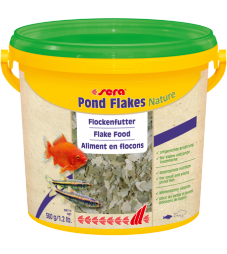 סרה פונד נייצ'ר דפים 3.8 ליטר - Sera Pond Flakes Nature 3.8 L