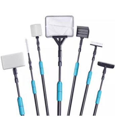 סט ניקוי לאקווריום 7 ב-1 לתחזוקה וניקיון - Chaning Cleaning set for Aquariums 7in1