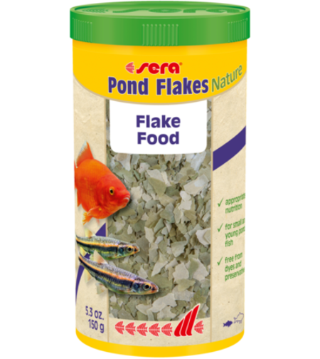 סרה פונד נייצ'ר דפים 1000 מ”ל  - Sera Pond Flakes Nature 1000 ML