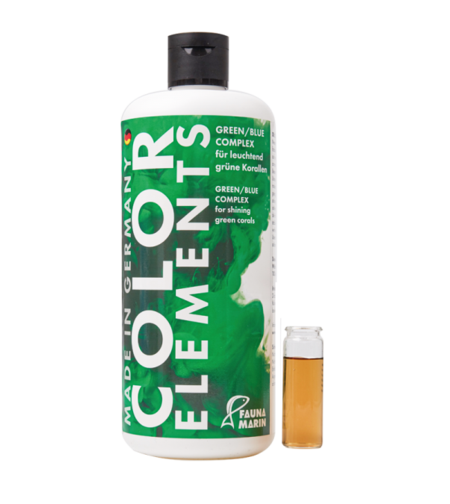 תוסף אלמנטים להדגשת גווני ירוק וכחול קולור אלמנט פאונה מארין 500 מ