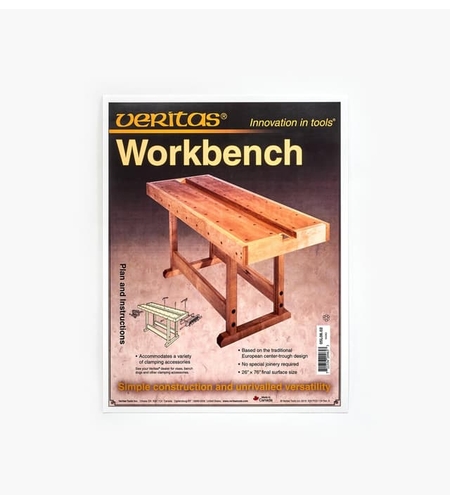 תכנית שולחן נגרים VERITAS WORKBENCH PLAN
