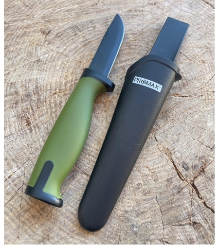 סכין עבודה אלחלד מושחרת - PROMAX BY BROSH KNIVES VT212