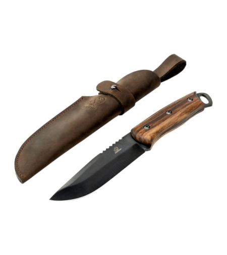 סכין בושקראפט עם נדן עור BEAVERCRAFT BSH4