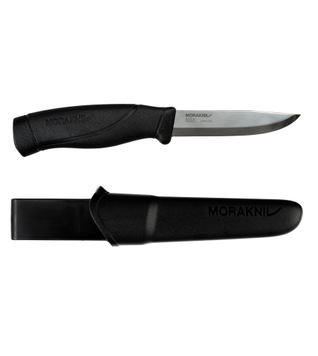 סכין מורה קומפניון אלחלד משודרגת, שחור - Morakniv Companion HD
