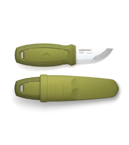 סכין קטנה מורה אלדריס עם נדן קשיח ירוק TOOLEDENMORAKNIV ELDRIS