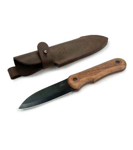 סכין בושקראפט עם נדן עור BEAVERCRAFT BSH5