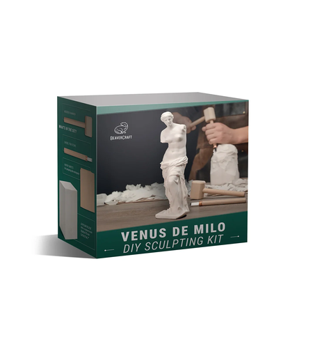 ערכת פיסול באבן ( גבס) למתחילים - ונוס ממילו BEAVERCRAFT