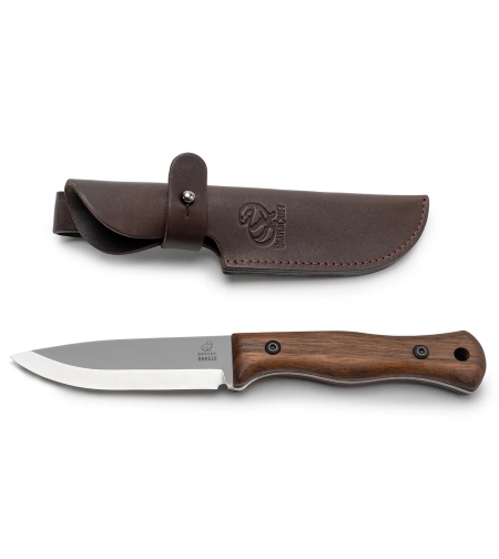 סכין בושקראפט עם נדן עור BEAVERCRAFT BSH6