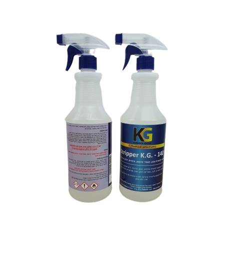 חומר ניקוי מקצועי KG-140 להסרת חומרים אורגניים צבע גרפיטי חומרי איטום, לקה, דבקים וזפת.