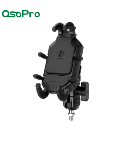 תושבת לנייד מסוג Octopus לכידון אופנוע – תפוח למראה OsoPro 10MM
