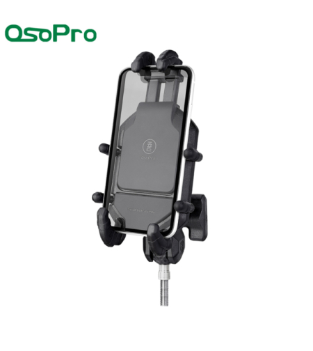 תושבת לנייד מסוג Octopus לכידון אופנוע – תפוח למראה OsoPro 8MM