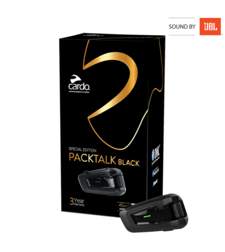 דיבורית בלוטוס לקסדה Cardo PACKTALK Black