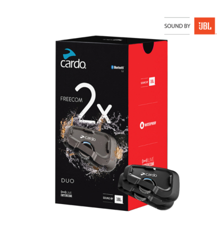 דיבורית בלוטוס לקסדה זוגית דגם - Cardo FREECOM 2X DUO
