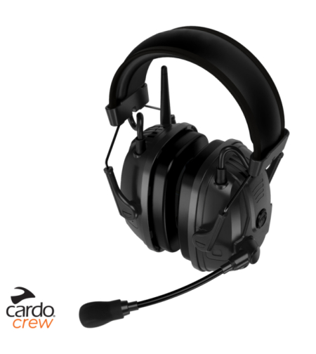 אוזניות תקשורת בלוטוס לצוות - בטכנולוגיית Cardo Crew Headset - DMC
