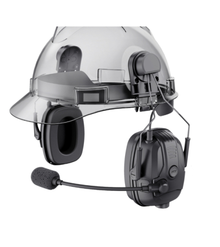 אוזניות תקשורת בלוטוס לצוות Cardo Crew Safety Headset