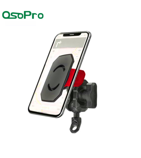 תושבת לנייד מסוג Click&Lock לכידון אופנוע – OsoPro תפס מראה L