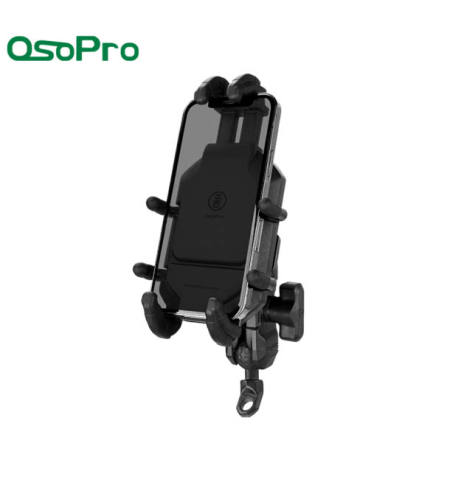 תושבת לנייד סמארטפון מסוג Octopus לכידון אופנוע – OsoPro תפס מראה L