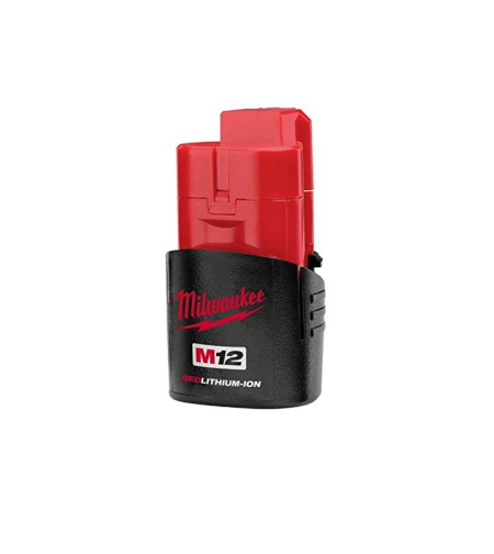 סוללה 2AH 12V אמפר מילווקי M12B2 / 48-11-2420 - milwaukee