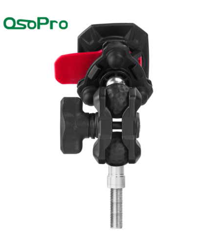 תושבת לנייד מסוג Click&Lock לכידון אופנוע – תפוח למראה OsoPro 8MM