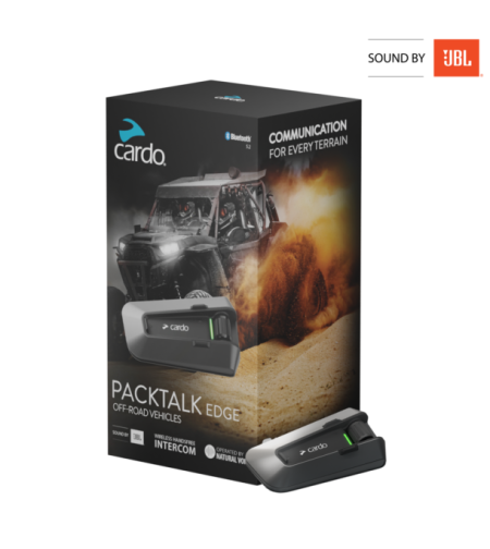 דיבורית בלוטוס לקסדת טרקטורון Cardo Packtalk Off-Road Vehicles