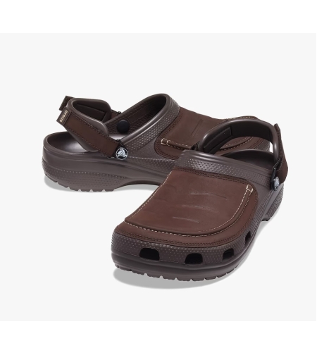 כפכפי קרוקס לגבר יוקון ויסטה 2 Crocs Yukon II Vista Clog בצבע חום