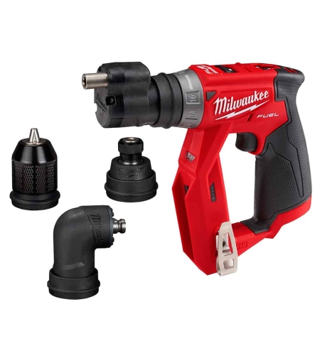 מברגת מתקינים מילווקי 12V עם 4 ראשים מתחלפים Milwaukee M12 FDDX / 2505-20 (גוף בלבד)