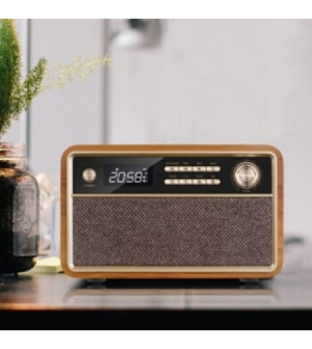 רדיו בלוטוס נטען בעיצוב רטרו קלאסי - NOA sound box V300