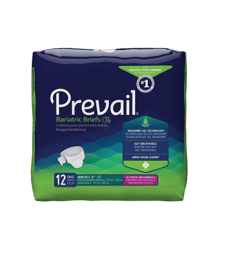 חיתול Prevail מידה XXL כמות 12 יחידות