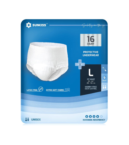 תחתון סופג SUNKISS מידה LARGE כמות- 16 יחידות