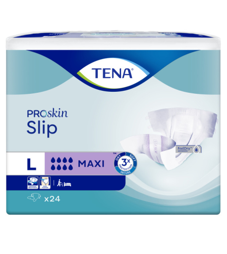 TENA - חיתול סליפ מקסי מידה L כמות 24 יחידות