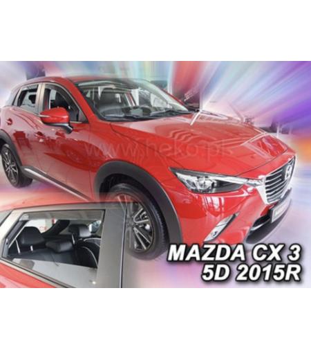 מגני רוח בהשחלה HEKO למאזדה CX-3 משנת 2015+