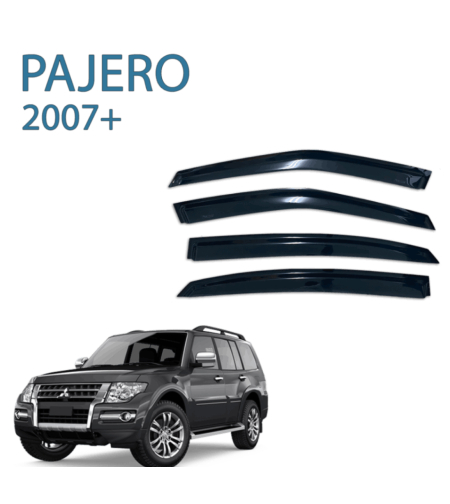 מגני רוח בהדבקה Falcon למיצובישי פאג'רו ארוך 2007+