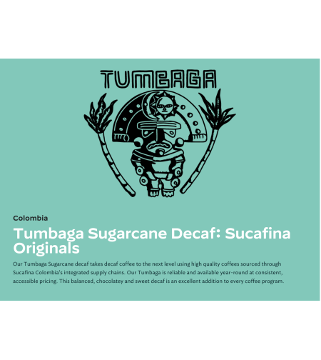 Colombia DECAF Tumbaga Sugarcane