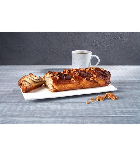 עוגת שמרים קראנץ' נוגט אגוזים - קפואה.