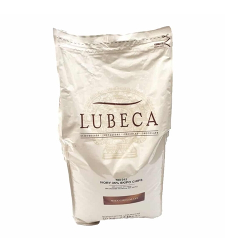 שוקולד לובקה לבן 35% מהדרין | 10 ק”ג