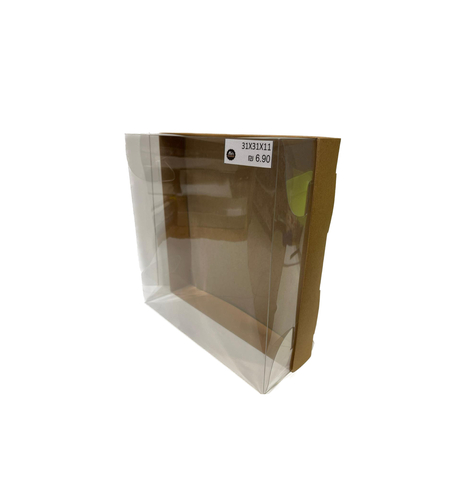 קופסה מכסה שקוף במידות 11*31*31