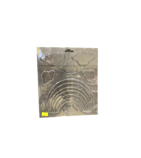 תבנית פלסטיק - קשת וענן