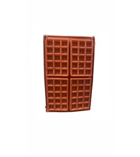 תבנית סיליקון - וופל בלגי גדול